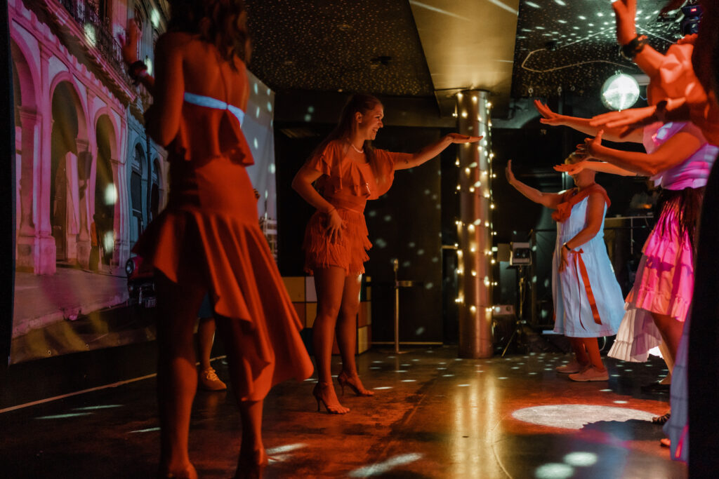 šokių pamokos renginiuose organizavimas